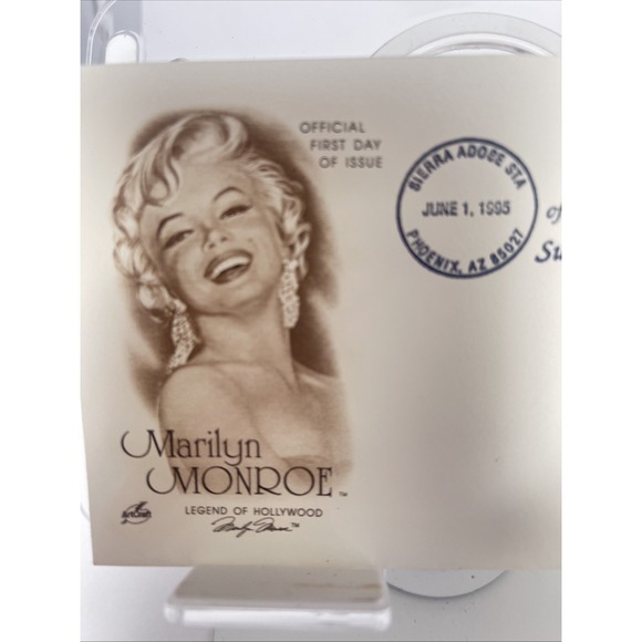 Marilyn Monroe first-day cover with 'ArtCraft' cachet and 1995 postmark. - Picture 4 of 5